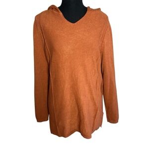 Evolution Sweater Hoodie Hooded Burnt Orange M Women's